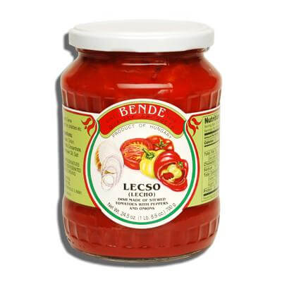 Bende Lecso Stewed Tomatoes with Peppers and Onions 700g