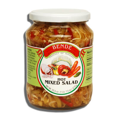 Bende Hungarian Hot Mixed Salad 670g