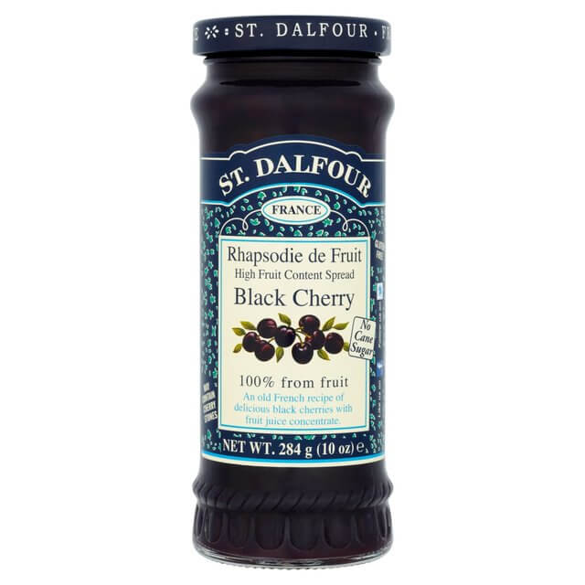 St Dalfour Black Cherry Fruit Spread 284g
