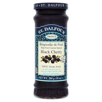 St Dalfour Black Cherry Fruit Spread, An Old French Recipe 100% Fruit, No Cane Sugar 284g