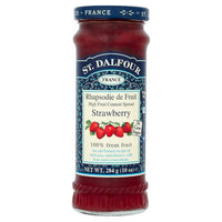St Dalfour Strawberry Fruit Spread, An Old French Recipe 100% Fruit, No Cane Sugar. 284g