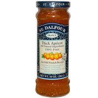 St Dalfour Thick Apricot Fruit Spread Fruit Spread, An Old French Recipe 100% Fruit, No Cane Sugar. 284g