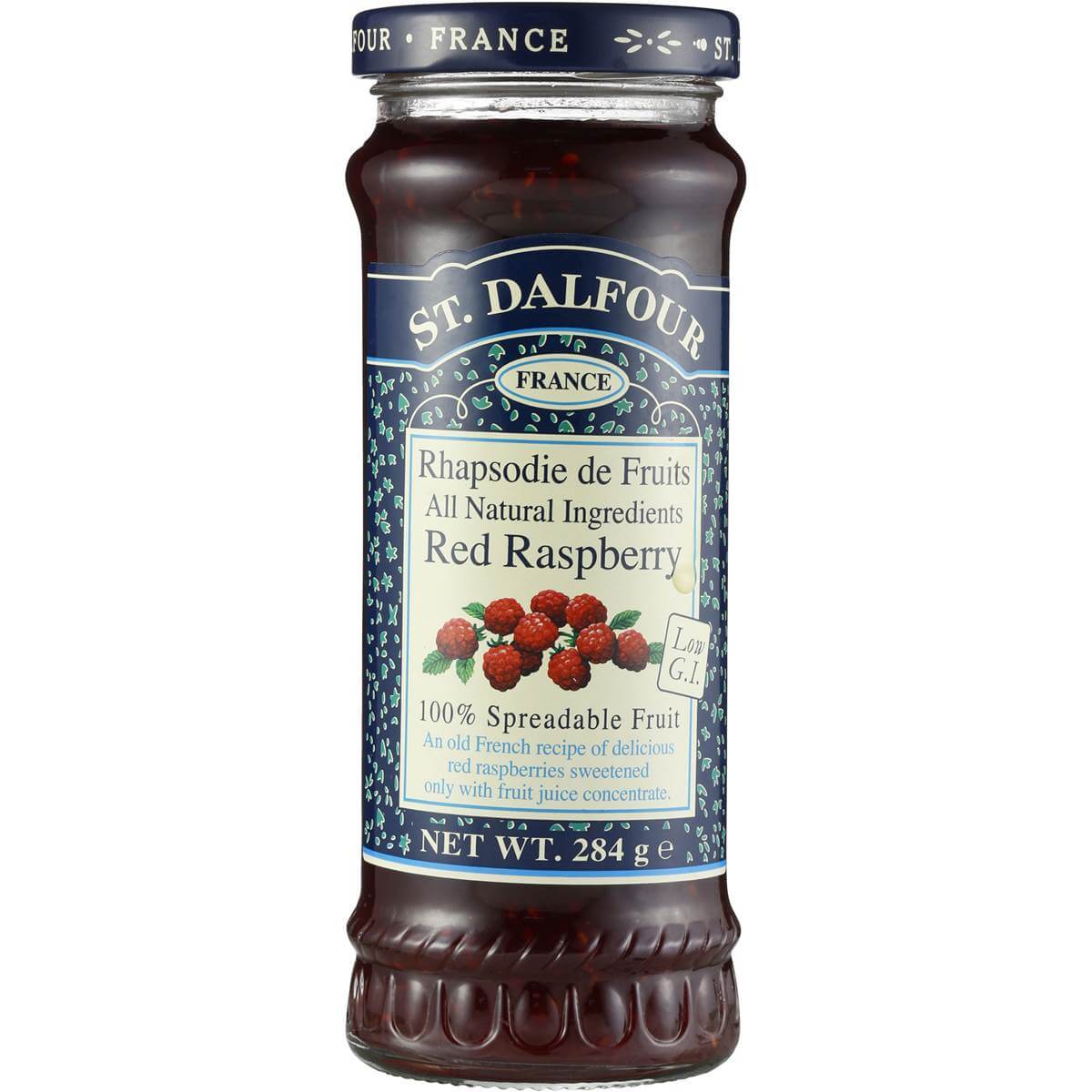 St Dalfour Red Raspberry Fruit Spread 284g