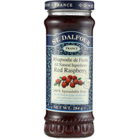 St Dalfour Red Raspberry Fruit Spread, An Old French Recipe 100% Fruit, No Cane Sugar. 284g