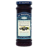 St Dalfour Black Currant Fruit Spread, An Old French Recipe 100% Fruit, No Cane Sugar. 284g