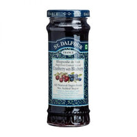St Dalfour Cranberry with Blueberry Fruit Spread, An Old French Recipe 100% Fruit, No Cane Sugar. 284g