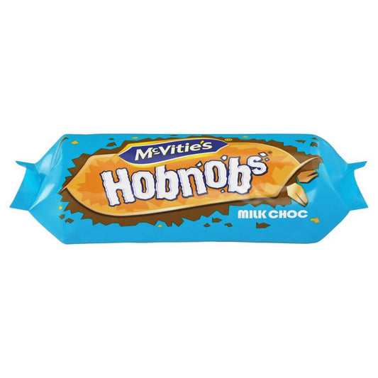 McVities HobNobs Milk Chocolate  HEAT SENSITIVE ITEM. PLEASE ADD ITEM 122942 TO THE ORDER TO TRY TO PROTECT CHOCOLATES FROM HEAT DAMAGE. 262g