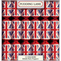 Pudding Lane Christmas Crackers Retro Union Jack 476g