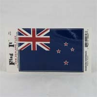 International Brands Decal NEW Zealand Flag 5" X 3.25" 10g