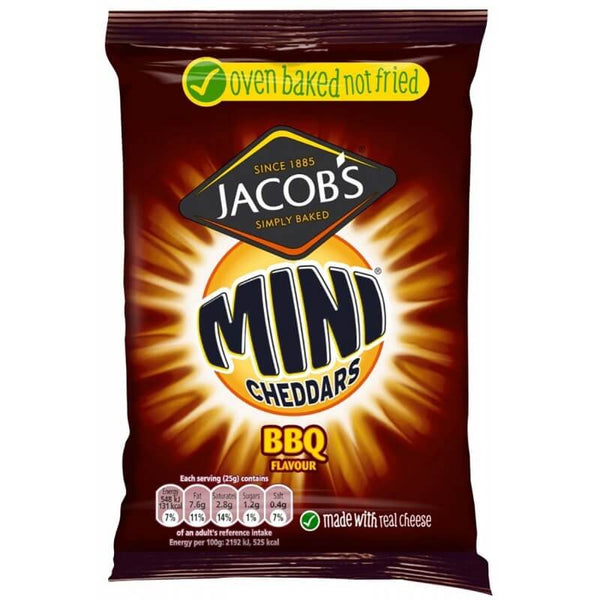 Jacobs Cheddars Mini BBQ Flavor 50g