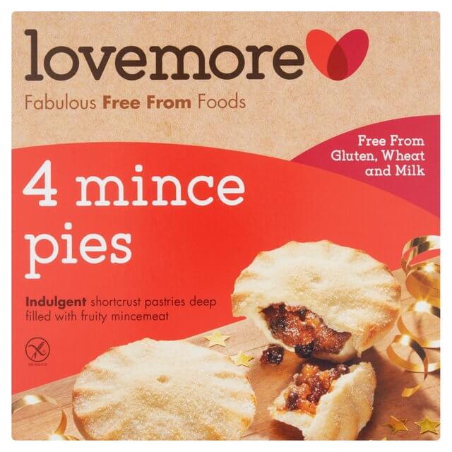 Lovemore Gluten Free Mince Pies (4pk) 270g