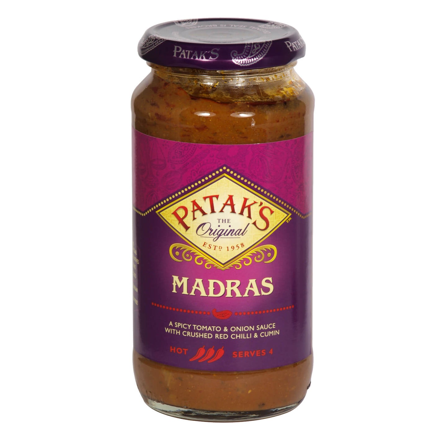 Pataks Curry Sauce - Madras 450g