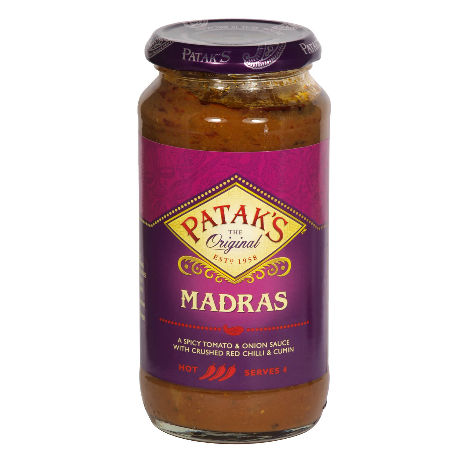 Pataks Curry Sauce - Madras 450g