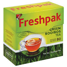 Freshpak Rooibos Tea Green Tea Teabags (Pack Of 80 Bags) 160g