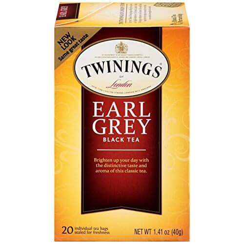 Twinings of London Tea Earl Grey Extra Bold (One Box of 20 Tea Bags) 50g