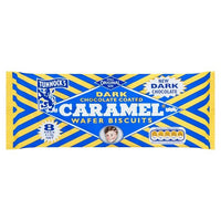 Tunnocks Caramel Wafers Dark Chocolate Coated (Pack of 8 Wafers) 240g
