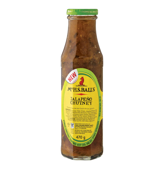 Mrs Balls Chutney Jalapeno Flavoured 470g