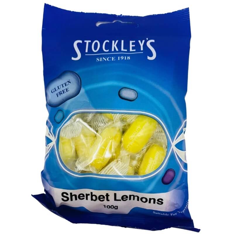 Stockleys Sweets Sherbet Lemons 100g