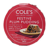 Coles Christmas Pudding Festive Plum 227g