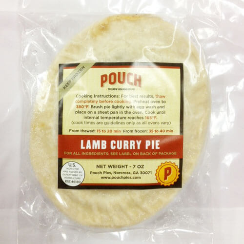 Pouch Pies Lamb Curry Pie 198g