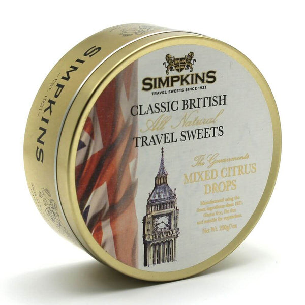 Simpkins Sweets -Mixed Citrus Drops The Government 200g
