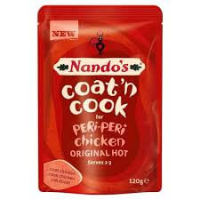 Nandos Sauce Cook and Coat Hot Pouch 120g