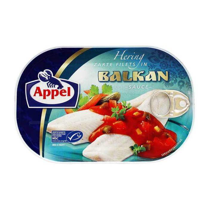 Appel Tender Herring Filets in Balkan Sauce 200g British Food Shop