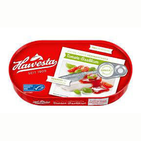 Hawesta Herring in Tomato and Basil Sauce 200g