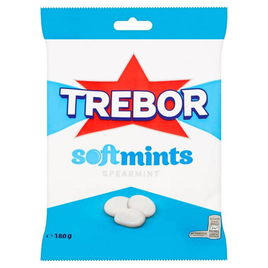 Trebor Mints Spearmint Soft Mints Bag 180g