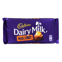 Cadbury Dairy Milk Wholenut (HEAT SENSITIVE ITEM - PLEASE ADD A THERMAL BOX TO YOUR ORDER TO PROTECT YOUR ITEMS 180g