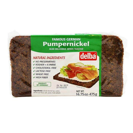 Delba Pumpernickel Bread 500g