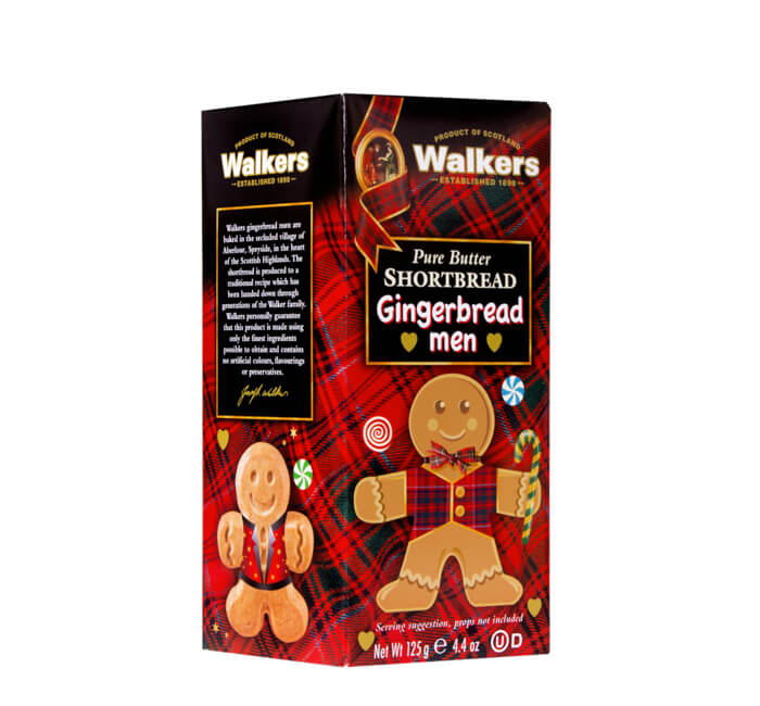 Walkers Shortbread Gingerbread Men 125g