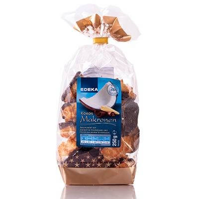 Edeka Kokos Makronen Zartbitter 250g