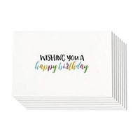 Greeting Card Wishing You A Happy Birthday (4" X 6") 10g