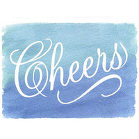 Greeting Card Cheers (4" X 6") 10g