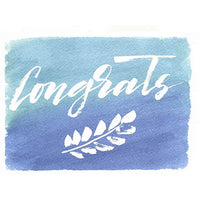 Greeting Card Congrats (4" X 6") 10g