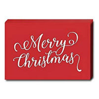 Greeting Card Merry Christmas (4" X 6") 10g
