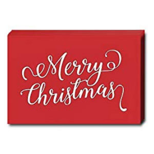 Greeting Card Merry Christmas (4" X 6") 10g
