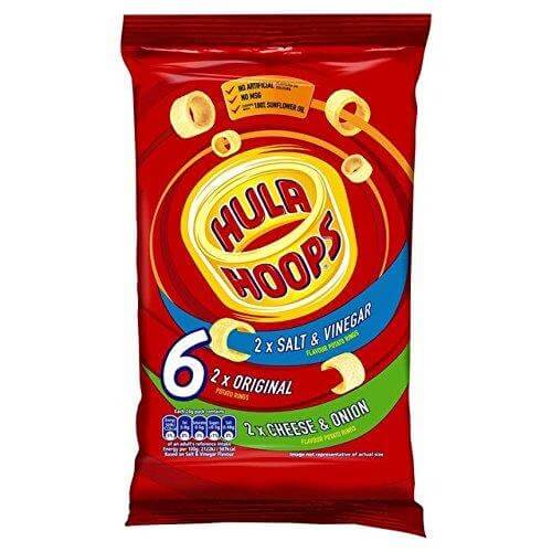 KP Hula Hoops Variety Family Pack 6pk 144g