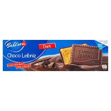 Bahlsen Leibniz Dark Chocolate Butter Biscuits  HEAT SENSITIVE ITEM. PLEASE ADD ITEM 122942 TO THE ORDER TO TRY TO PROTECT CHOCOLATES FROM HEAT DAMAGE. 125g