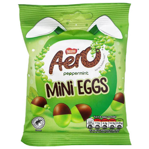 Nestle Easter Egg - Peppermint Aero Milk Mini Eggs 70g