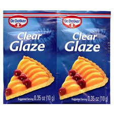 Dr Oetker Clear Cake Glaze Sachet 2pk 20g