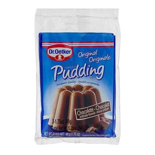 Dr Oetker Original Chocolate Pudding 3pk European Quality 147g