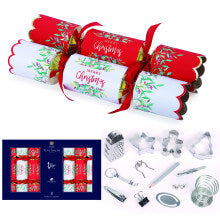 Tom Smith Christmas Crackers Red and White with Merry Christmas Traditional Deluxe Crackers 8 x 14 Ich 500g