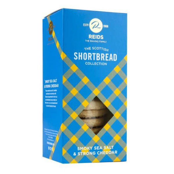 Reids of Caithness Smoky Sea Salt and Strong Cheddar Shortbread 150g