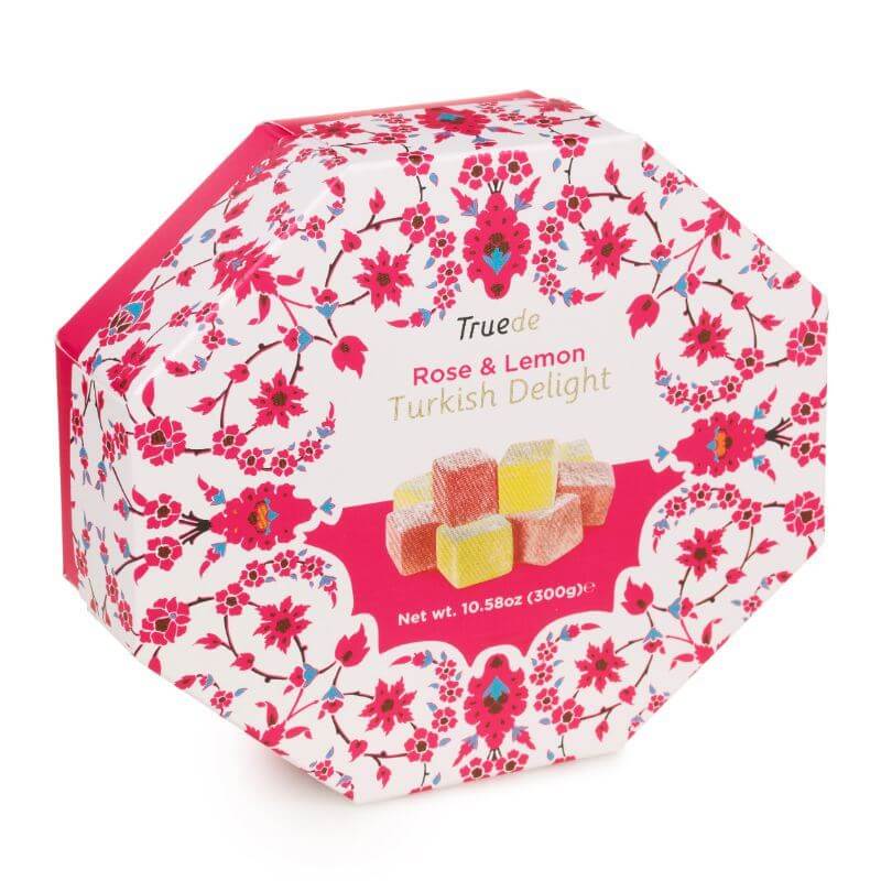 Truede Mixed Nut Turkish Delight with Pistachios Hazelnuts and Coconut 300g