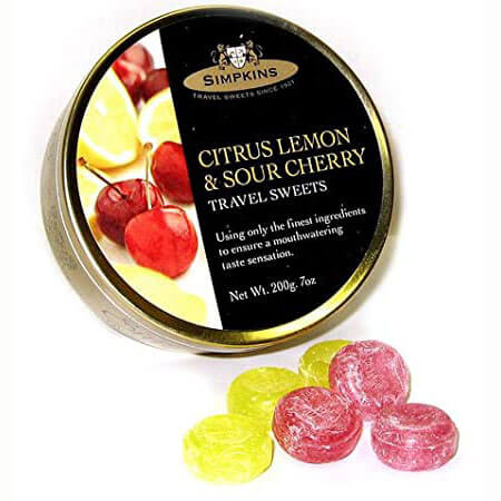 Simpkins Sweets Citrus Lemon and Sour Cherry 200g