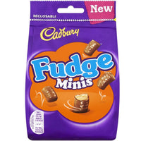 FLASH SALE: Cadbury Fudge Minis Bag (HEAT SENSITIVE ITEM - PLEASE ADD A THERMAL BOX TO YOUR ORDER TO PROTECT YOUR ITEMS 120g