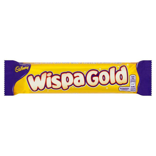 Cadbury Wispa Gold  HEAT SENSITIVE ITEM. PLEASE ADD ITEM 122942 TO THE ORDER TO TRY TO PROTECT CHOCOLATES FROM HEAT DAMAGE. 48g