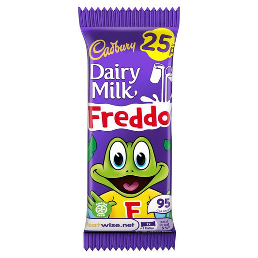 Cadbury Dairy Milk Freddo Bar  HEAT SENSITIVE ITEM. PLEASE ADD ITEM 122942 TO THE ORDER TO TRY TO PROTECT CHOCOLATES FROM HEAT DAMAGE. 18g